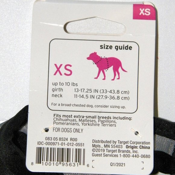 Boots & Barkley Dog Harness Reflective Comfort Wrap XS - Picture 3 of 5